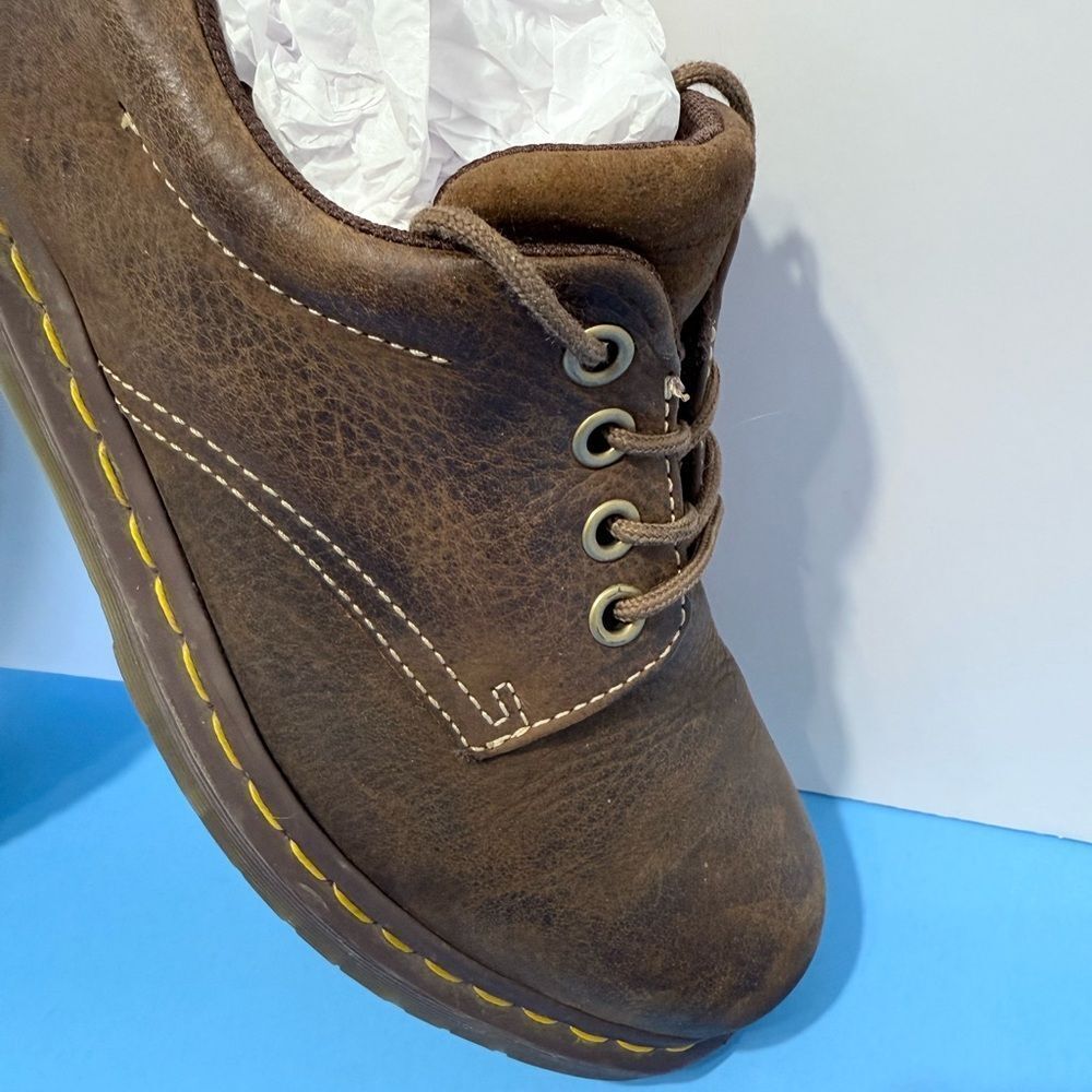 Dr. Martens AWO04 11290 Men's brown Leather Casual Work Shoes lace up S US 11 M - Picture 11 of 17